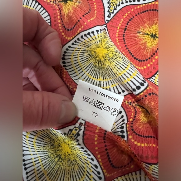 RUE DES ABSSESSES-PARIS Red and gold print blazer size‎ M. - Picture 10 of 12